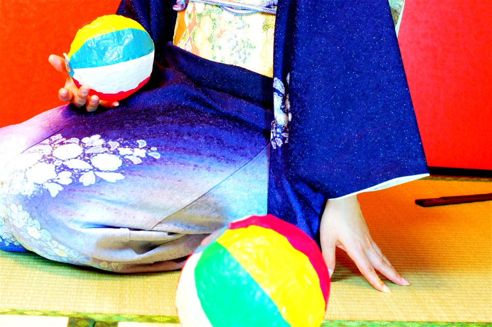 Woman Kimono