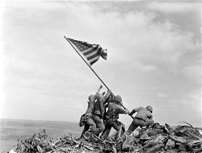 Raising The Flag On Iwo Jima photo