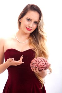 Woman Girl Portrait Brain
