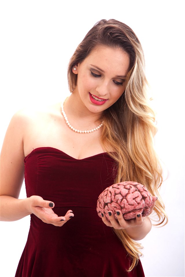 Woman Girl Portrait Brain