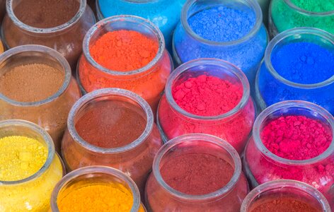 Jars colorful color