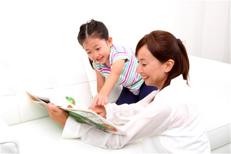 Mother Dauther Reading Book