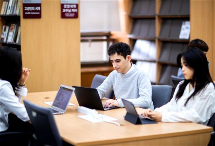 Library Students