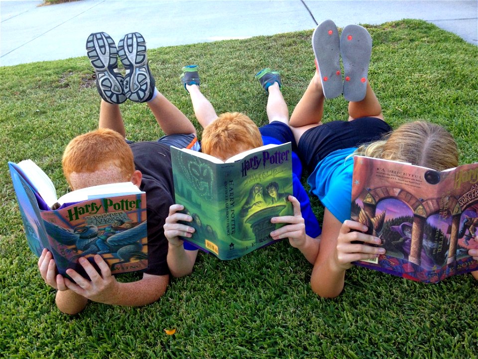 Children Read Book
