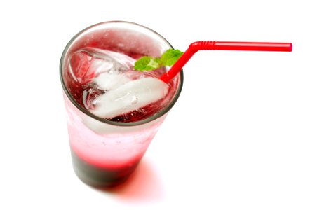 Cassis And Soda Drink photo