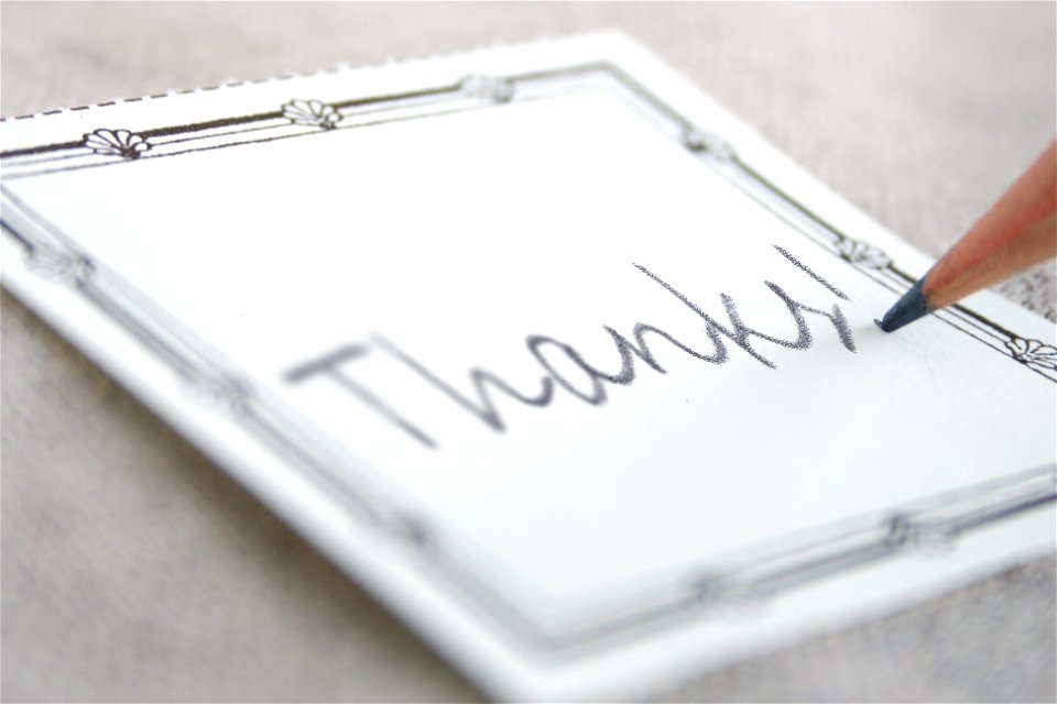 Message Card Thanks