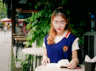 Female Student Study photo