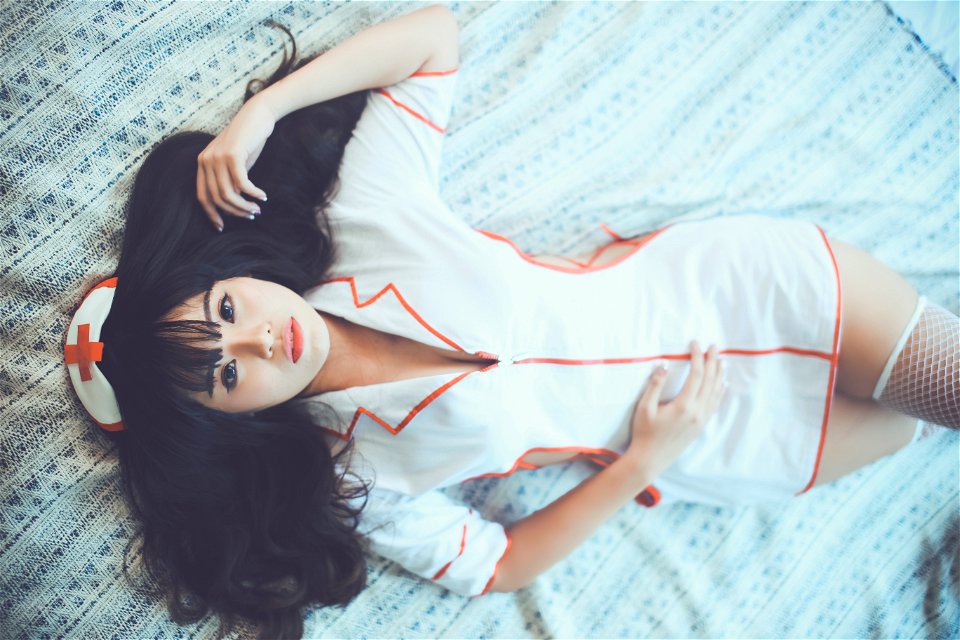Woman Girl Cosplay Nurse