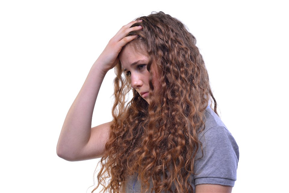 Woman Girl Portrait Sad