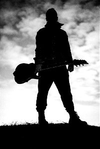 Guitar Musician Guitalist Silhouette photo
