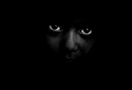 Dark Child Face