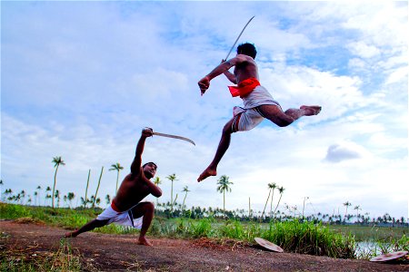 Kalaripayattu Indian Martial Art photo