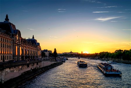Musee Dorsay Sunset River