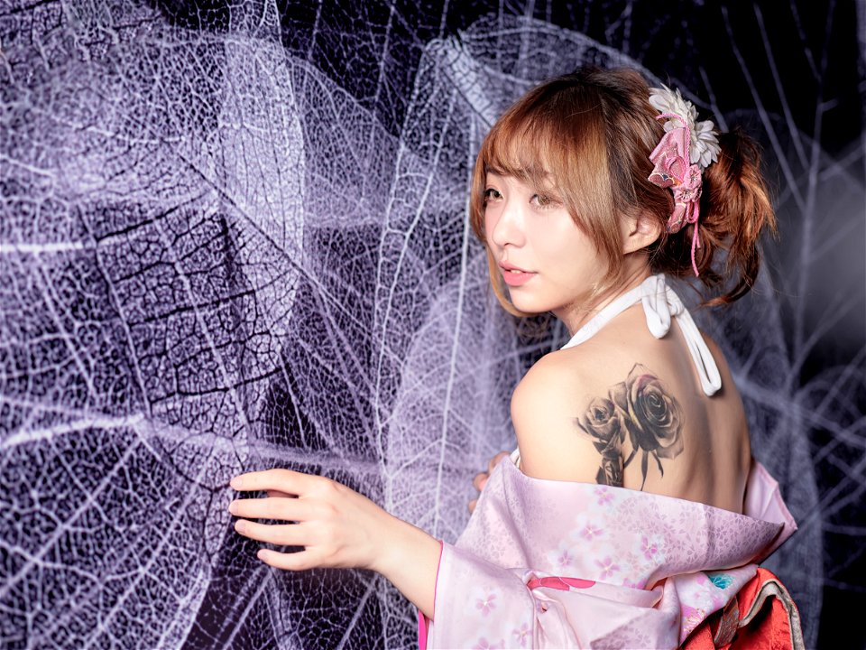 Woman Girl Kimono