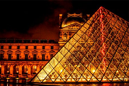 Louvre Museum Pyramid photo