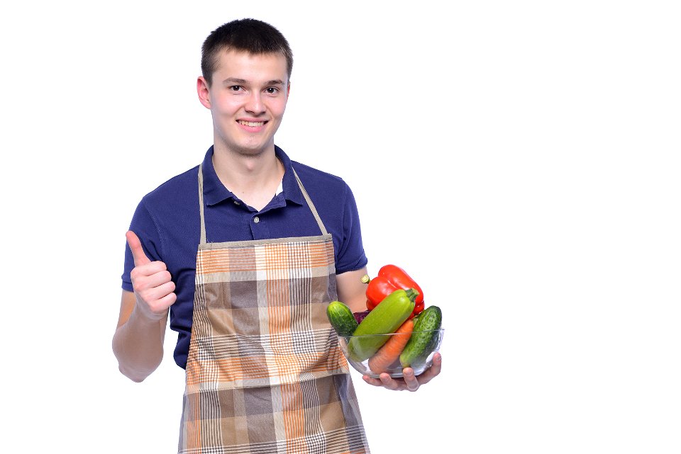 Man Portrait Cooking