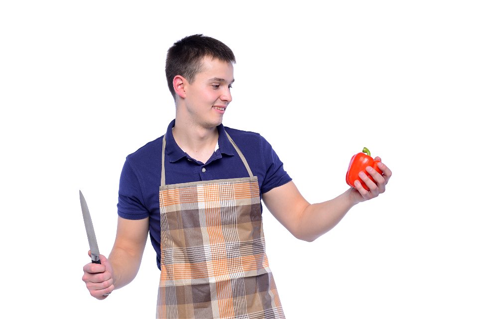 Man Portrait Cooking