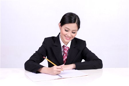 Female Student Study photo