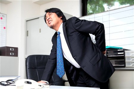 Businessman Low Back Pain photo
