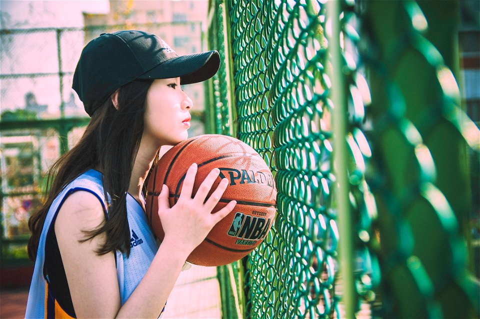 Woman Girl Basketball