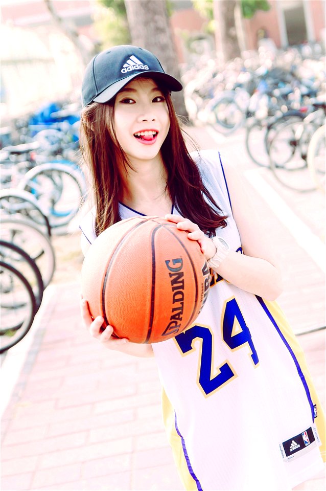 Woman Girl Basketball