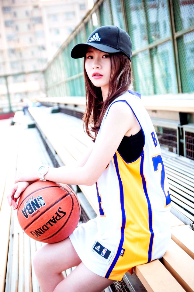 Woman Girl Basketball
