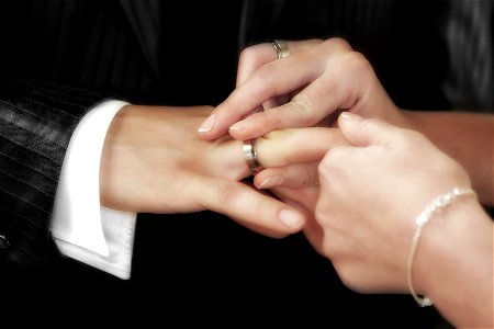 Wedding Ring Exchange photo