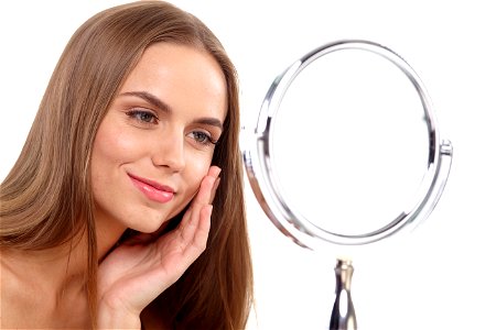 Woman Mirror Skincare photo