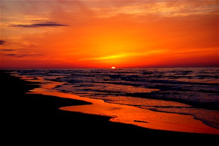 Sea Beach Sunset