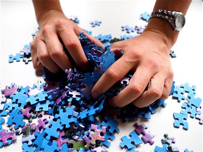 Jigsaw Puzzle Hands