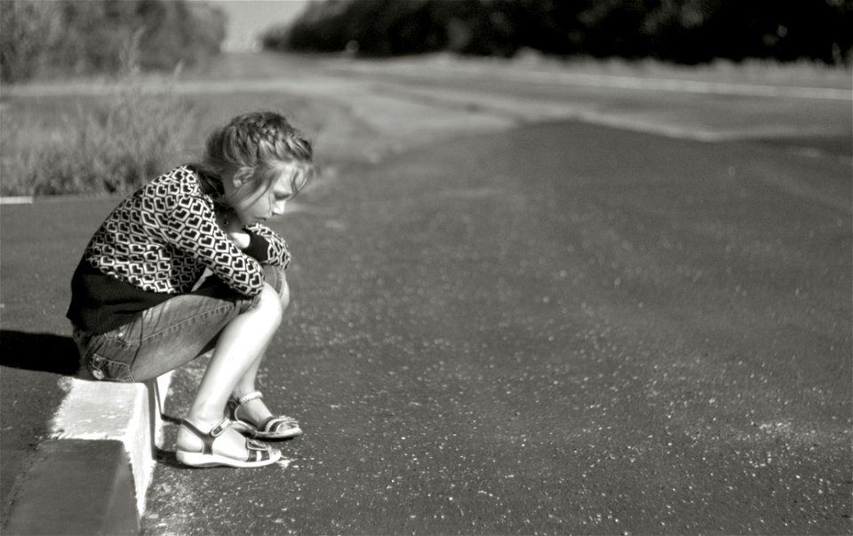 Child Girl Depressed photo