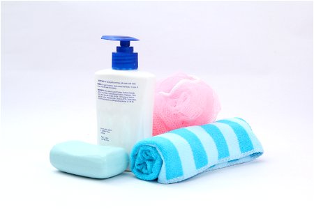 Soap Shampoo Towel photo