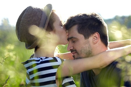 Couple Kiss photo