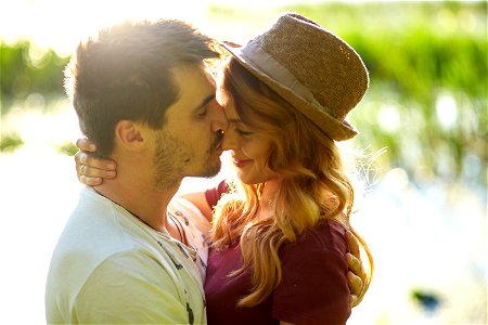 Couple Kiss photo