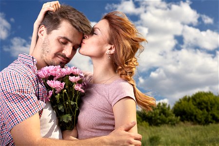 Couple Kiss