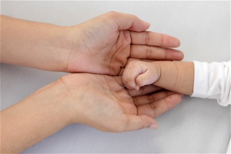 Baby Mother Hands photo