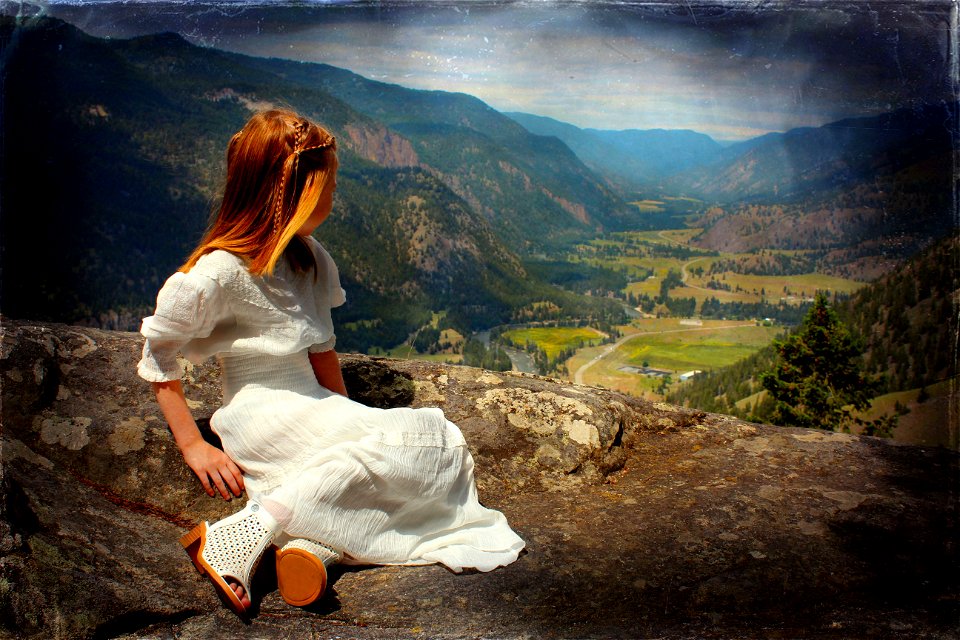 Child Girl Mountain