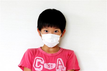 Child Boy Surgical Mask photo