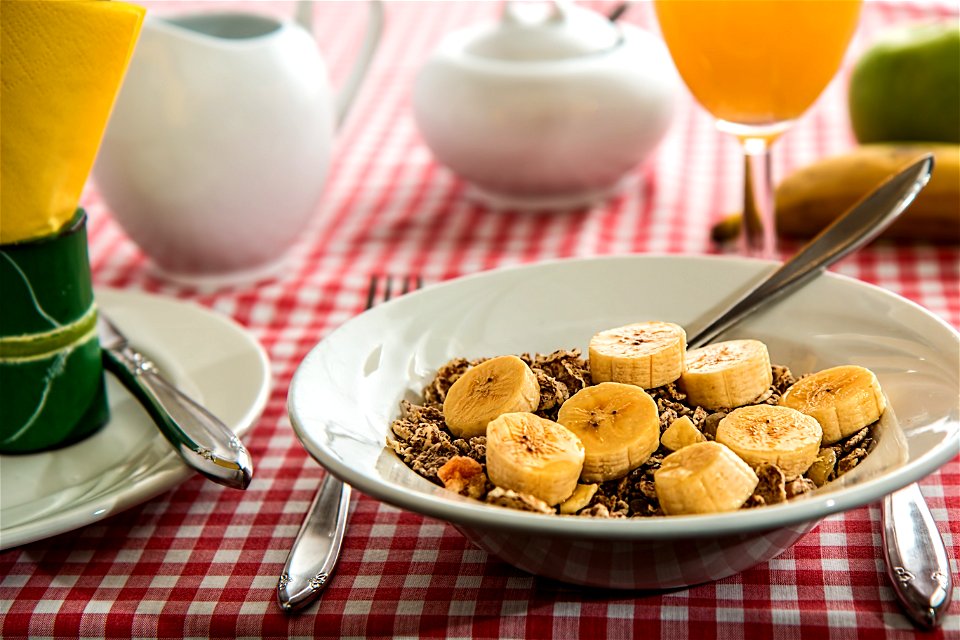 Cereal Banana Breakfast photo