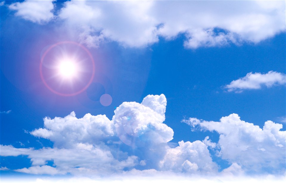 Sky Sunshine Clouds