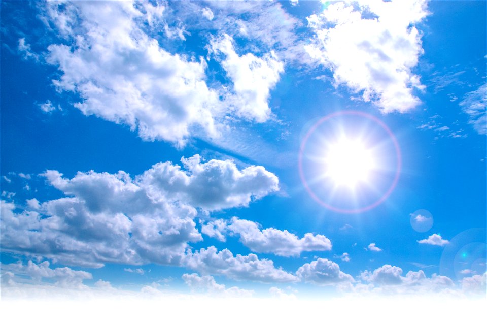 Sky Sunshine Clouds