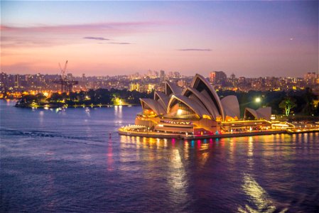 Sydney Opera House Evening photo