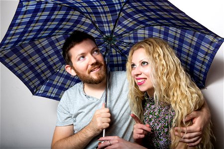 Couple Umbrella photo