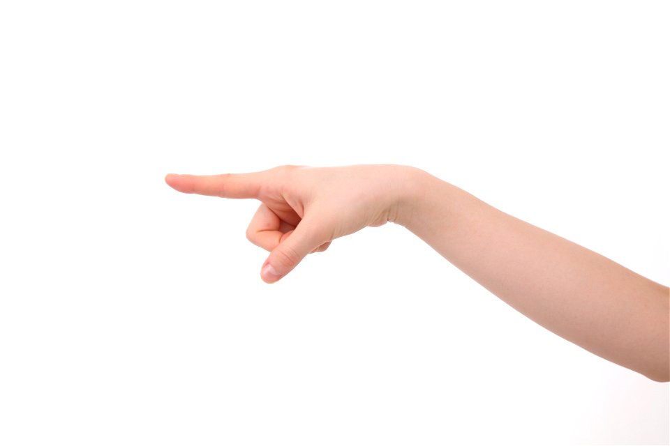 Hand Pointing Finger