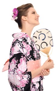 Woman Girl Portrait Yukata