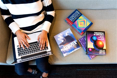 Programmer Book Laptop Computer photo