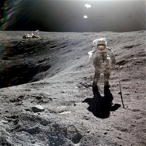 Astronaut Lunar Landing photo