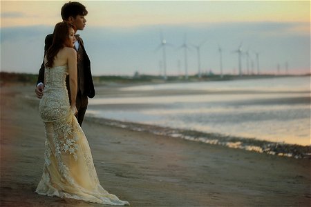Woman Bride Groom