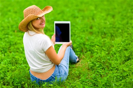 Woman Girl Tablet Pc