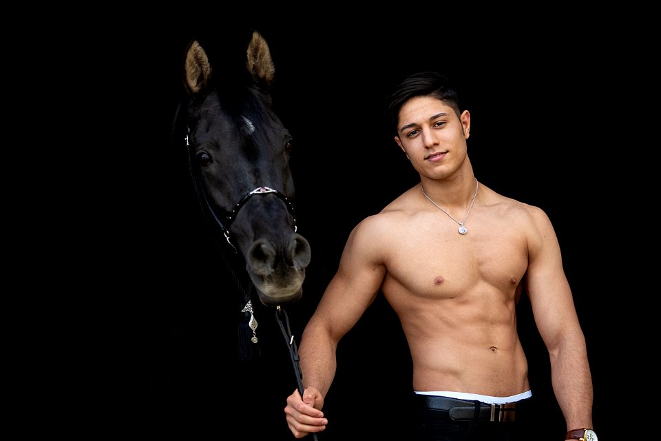 Man Portrait Horse